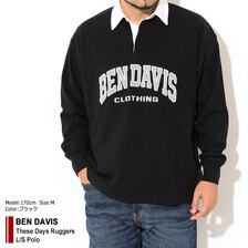 BEN DAVIS These Days Ruggers L/S Polo I-2780031画像