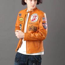 AVIREX PATCHED RIDERS JACKET画像