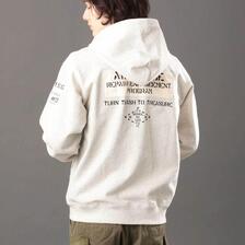 AVIREX STENCIL PATCH ZIP PARKA画像