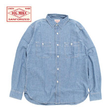 BIG MIKE Chambray Work L/S Shirt 102015300画像