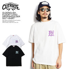 CUTRATE OLDENGLISH FLOCKY LOGO DROPSHOULDER S/S -T-SHIRT CR-22SS027画像