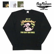 Buzz Rickson's 長袖 プリント Tシャツ 311th FTR-BOMB SQ. MADE IN USA BR69059画像
