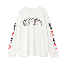 Schott &times; Manhattan Portage SKYLINE LONGSLEEVE T-SHIRT画像