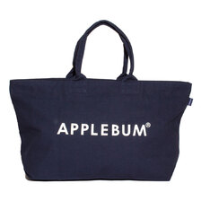 APPLEBUM Logo Zip Totebag NAVY画像