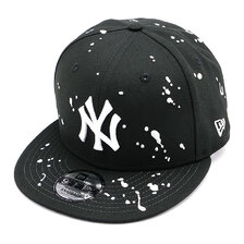 NEW ERA 9FIFTY Splash Embroidery スプラッシュエンブロイダリー ニューヨーク・ヤンキース ブラック 13328176画像