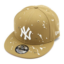 NEW ERA 9FIFTY Splash Embroidery スプラッシュエンブロイダリー ニューヨーク・ヤンキース カーキ 13328164画像