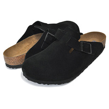 BIRKENSTOCK BOSTON BS (NARROW FIT) BLACK 0660473画像