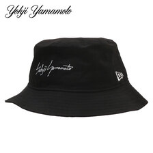 Yohji Yamamoto &times; NEW ERA 22AW BUCKET 01 YY HW LOGO BLACK画像