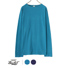 GOLD ORGANIC COTTON BORDER BASQUE SHIRT 22B-GL69028画像