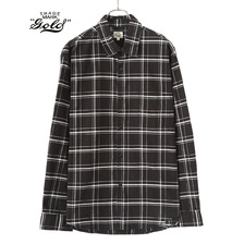 GOLD 60/2 NEL CHECK REGULAR SHIRT 22B-GL28945画像