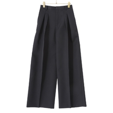 ATON WOOL GABARDINE WIDE PANTS PRAGNW0807画像