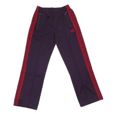 NEEDLES 22AW Track Pant Poly Smooth DK PURPLE画像