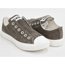 CONVERSE ALL STAR LIGHT CORDUROY SLIP OX CHARCOAL 31306801画像