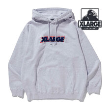 X-LARGE TWO TONE STANDARD LOGO PULLOVER HOODED SWEAT 101223012008画像