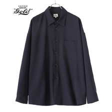 GOLD CRAPE TWILL BIG SHIRT 22B-GL28944画像
