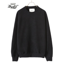 GOLD SUPER 140'S WOOL FLEECE RAGLAN CREW NECK SHIRT 22B-GL69015画像