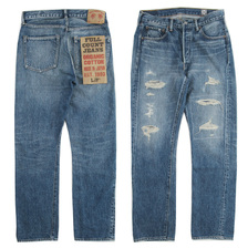 FULLCOUNT 1102 Straight Denim Just a Little bit Longer Indigo Blue 1102-JLBL画像