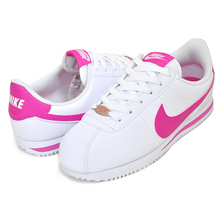 NIKE CORTEZ BASIC SL(GS) white/pink prime 904764-109画像