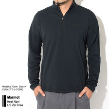 Marmot Heat Navi L/S Zip Crew TOMUJB73画像