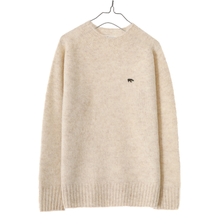 Scye Shetland Wool Brushed Sweater 5222-13602画像