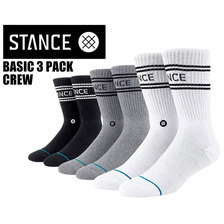STANCE BASIC 3 PACK CREW MULTI A556D20SRO-MUL画像
