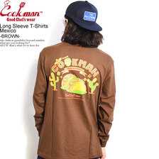 COOKMAN Long Sleeve T-Shirts Mexico -BROWN- 231-23169画像