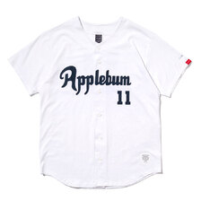 APPLEBUM Tornado Baseball Tee WHITE画像