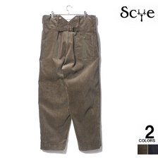 Scye 2022FW COTTON CORDUROY HIGE BACK TROUSER 1122-83010画像