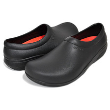 crocs ON THE CLOCK LITERIDE SLIP ON BLACK 207230-001画像