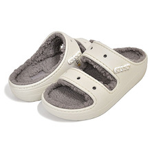 crocs CLASSIC COZZZY SANDA LBONE/MUSHROOM 207446-2YC画像