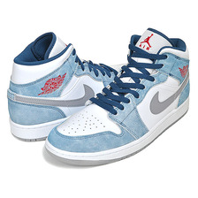 NIKE AIR JORDAN 1 MID SE french blue/fire red-white DN3706-401画像
