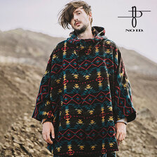 NO ID. BLACK フーデッドポンチョ 451006-279C画像