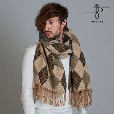 NO ID. アーガイルストール 851777-313Z画像