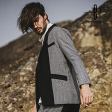 NO ID. スイッチングピークドラペル2B-JKT 851006-334J画像