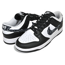 NIKE WMNS DUNK LOW ESS PAISLEY PACK white/black-white-blk DH4401-100画像