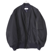 marka PUFFED BOMBER JACKET - 2/48 wool flannel - M22C-13BL01C画像