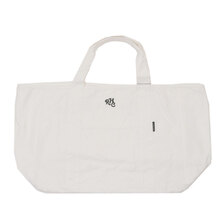 RHC Ron Herman &times; THE PRIMITIVES Canvas Logo Tote Bag L WHITE画像