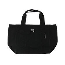 RHC Ron Herman &times; THE PRIMITIVES Canvas Logo Tote Bag M BLACK画像