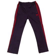 NEEDLES 22AW Narrow Track Pant Poly Smooth DK PURPLE画像