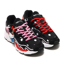 adidas Originals ADIDAS ASTIR W HELLO KITTY CORE BLACK/FOOTWEAR WHITE/BEAM GREEN GW7166画像