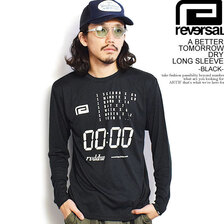 reversal A BETTER TOMORROW DRY LONG SLEEVE -BLACK- RV22AW154画像