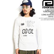 reversal A BETTER TOMORROW DRY LONG SLEEVE -WHITE- RV22AW154画像