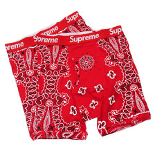 Supreme × Hanes 22FW Boxer Briefs (2 Pack) RED画像