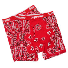 Supreme &times; Hanes 22FW Boxer Briefs (2 Pack) RED画像