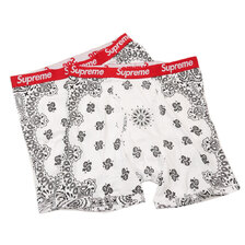 Supreme &times; Hanes 22FW Boxer Briefs (2 Pack) WHITE画像