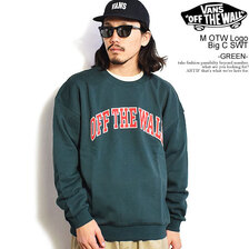 VANS M OTW Logo Big C SWT -GREEN- 122K1040400画像
