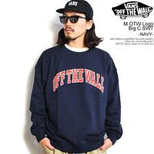 VANS M OTW Logo Big C SWT -NAVY- 122K1040400画像