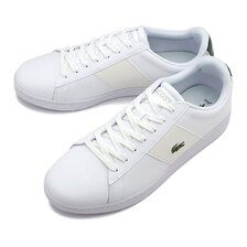 LACOSTE CARNABY EVO CGR 2224 SMA WHT/DK GRN SM00034-1R5画像