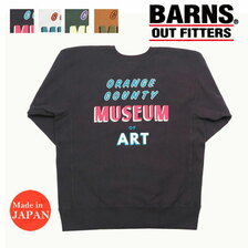 BARNS 90s クルーネック プリント スウェット OCMOA BR-22344画像