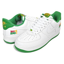 NIKE AIR FORCE 1 LOW RETRO QS WEST INDIES white/white-classic green DX1156-100画像